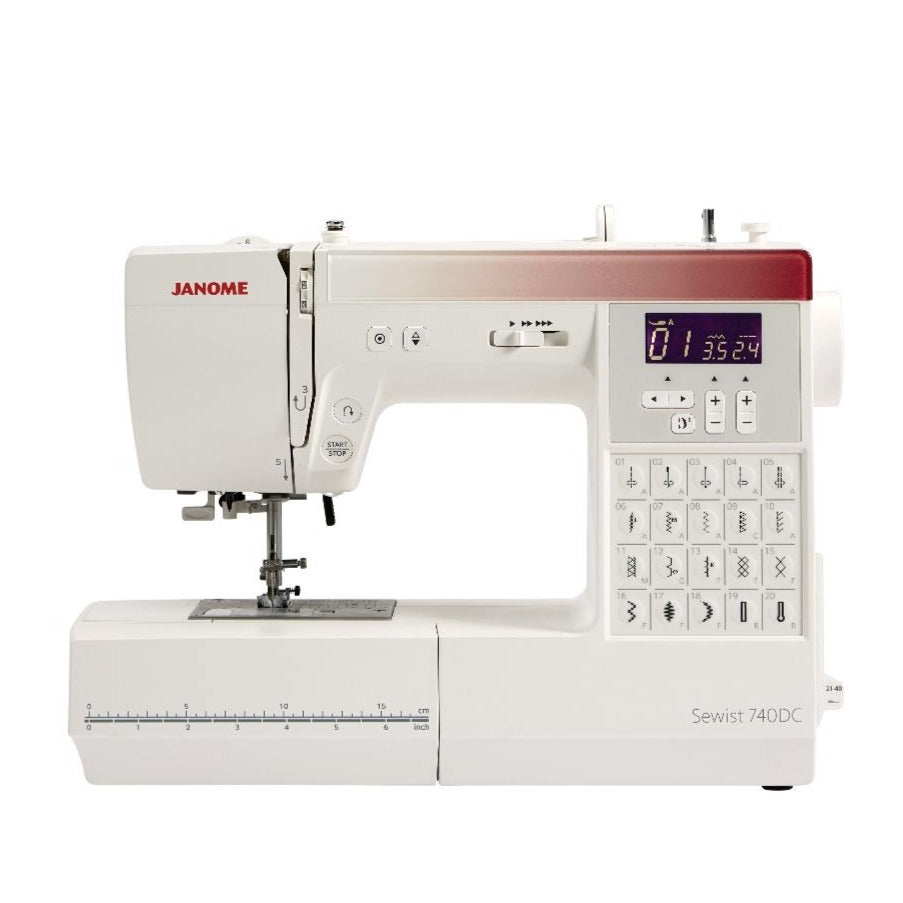 Janome Sewist 740DC sewing machine from Jaycotts Sewing Supplies