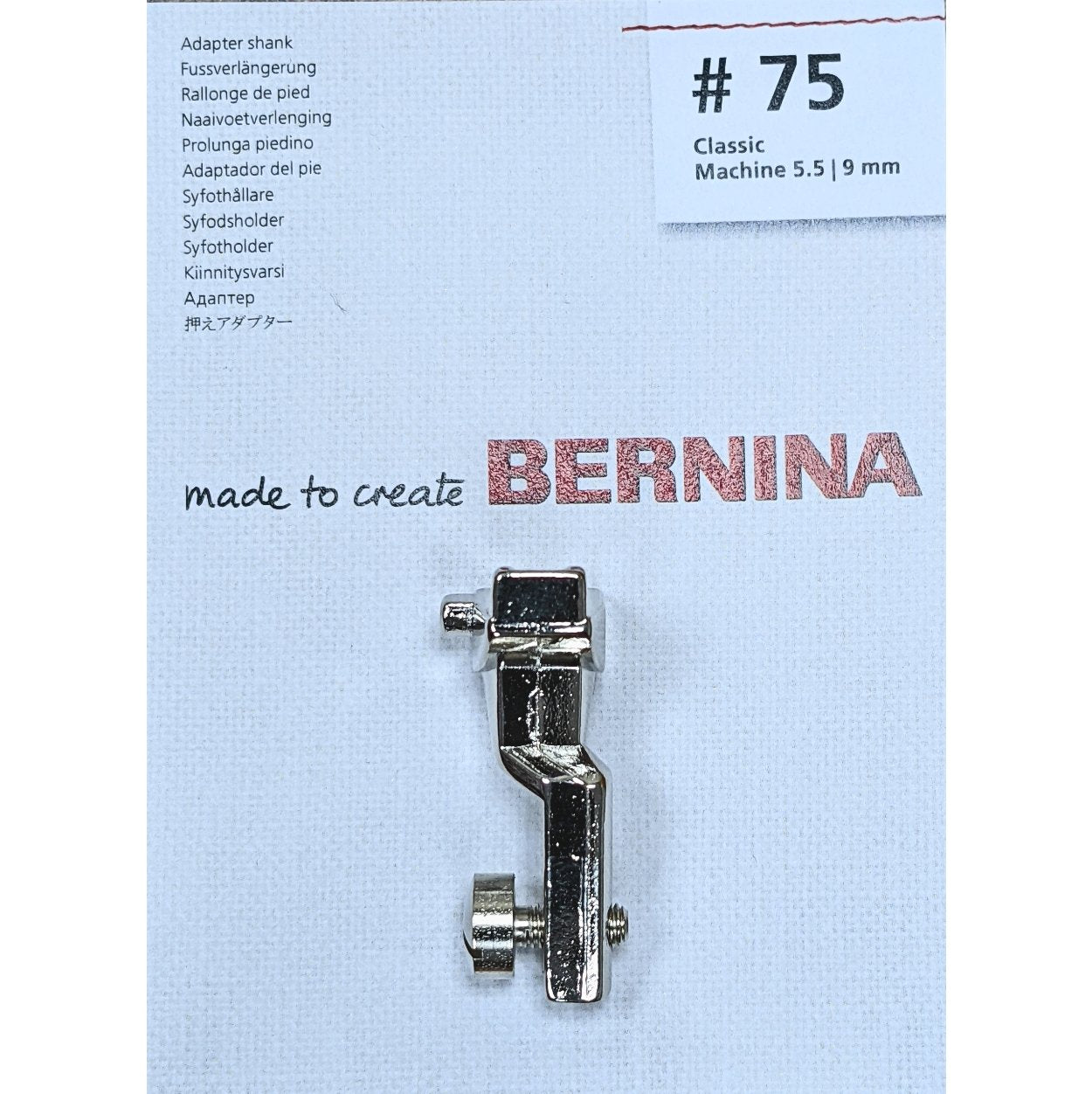 Bernina foot adaptor from Jaycotts Sewing Supplies