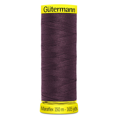 Gutermann Maraflex Stretchy Sewing Thread 150m colour 130 Burgundy from Jaycotts Sewing Supplies