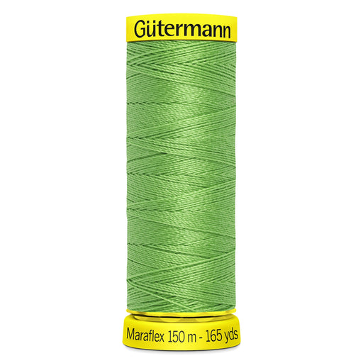 Gutermann Maraflex Stretchy Sewing Thread 150m colour 154 Lime green from Jaycotts Sewing Supplies