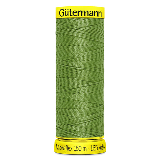 Gutermann Maraflex Stretchy Sewing Thread 150m colour 283 Mossy Green from Jaycotts Sewing Supplies