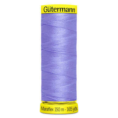 Gutermann Maraflex Stretchy Sewing Thread 150m colour 631 Cornflower from Jaycotts Sewing Supplies