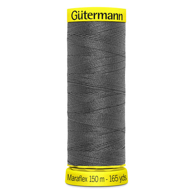 Gutermann Maraflex Stretchy Sewing Thread 150m colour 702 Steel Grey from Jaycotts Sewing Supplies