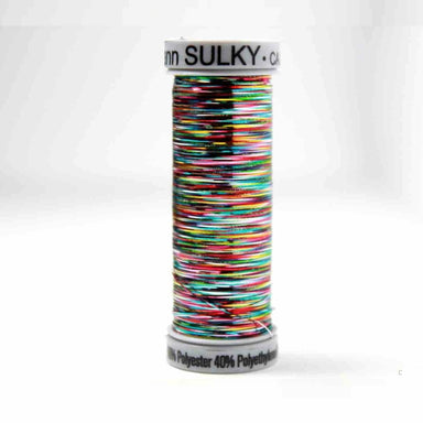 Sulky Sliver Metallic Embroidery Thread 8020 Multi Vibrant from Jaycotts Sewing Supplies