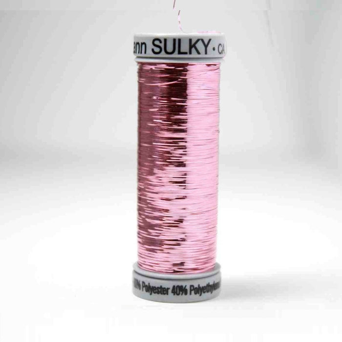 Sulky Sliver Metallic Embroidery Thread 8033 Light Pink from Jaycotts Sewing Supplies