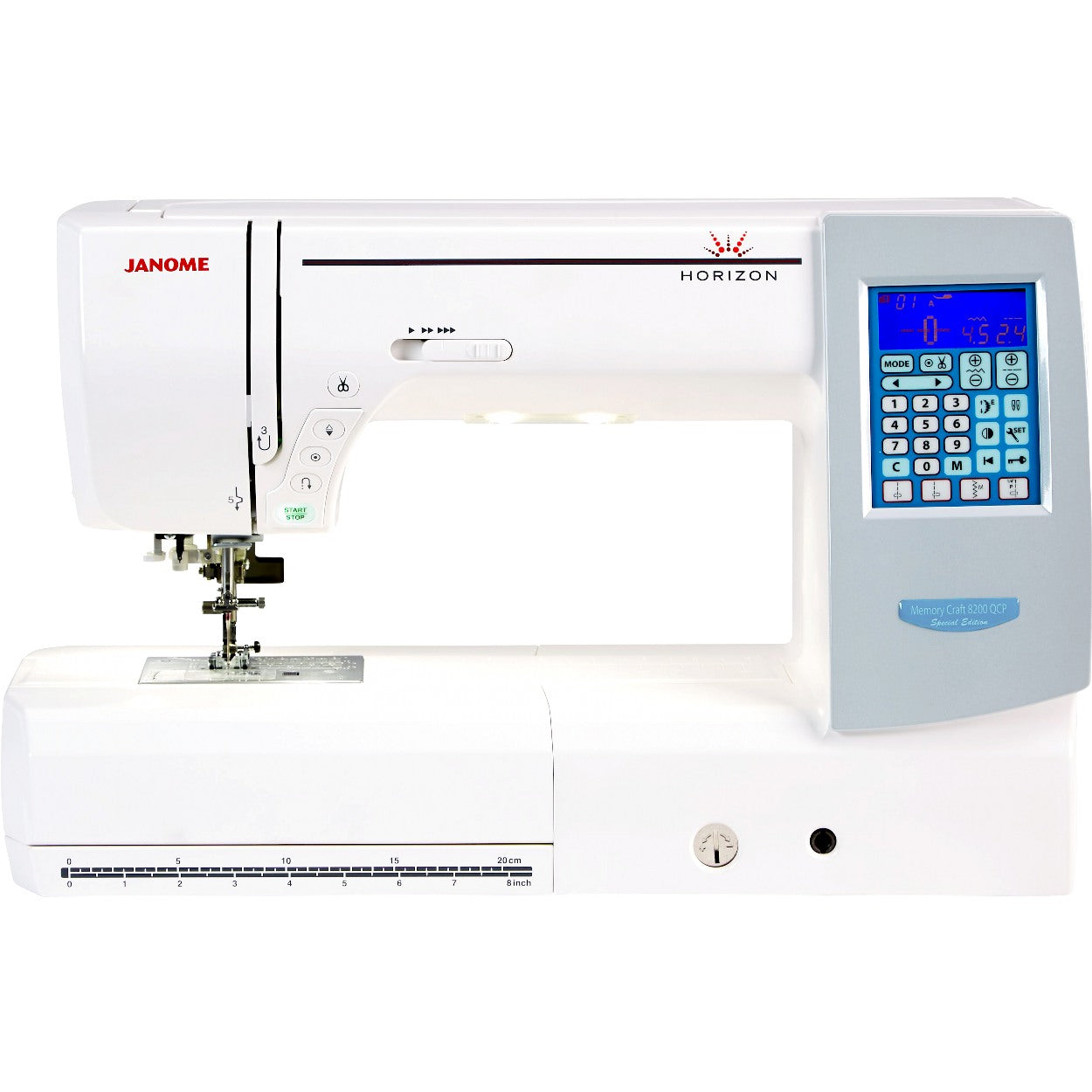 Janome Horizon 8200QCP Special Edition long arm from Jaycotts Sewing Supplies