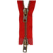 YKK Open End Zip - TWO WAY METAL - Colour 519 RED from Jaycotts Sewing Supplies