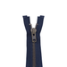 YKK Open End Zip - Heavy Duty, Antique Brass |  560 Navy from Jaycotts Sewing Supplies