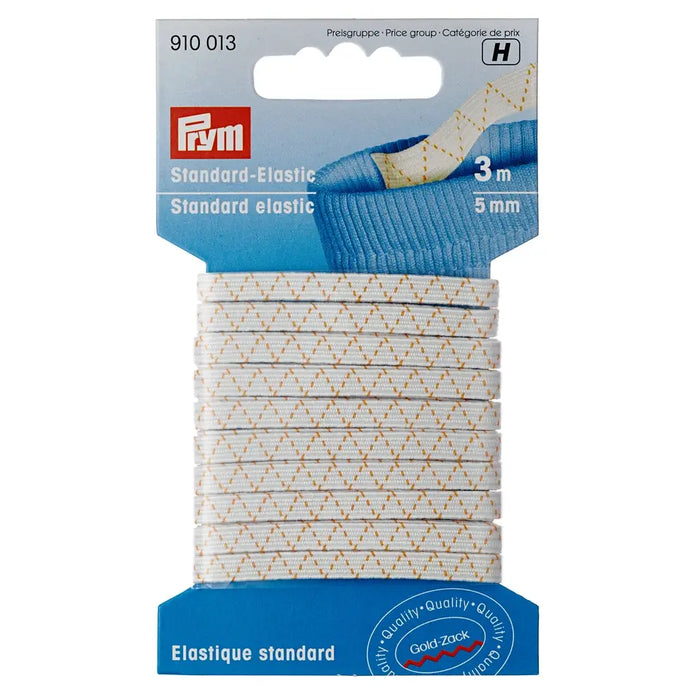 Prym Standard Elastic - White from Jaycotts Sewing Supplies