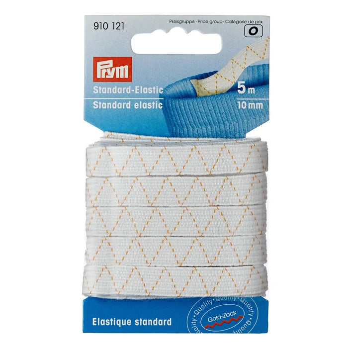 Prym Standard Elastic - White from Jaycotts Sewing Supplies