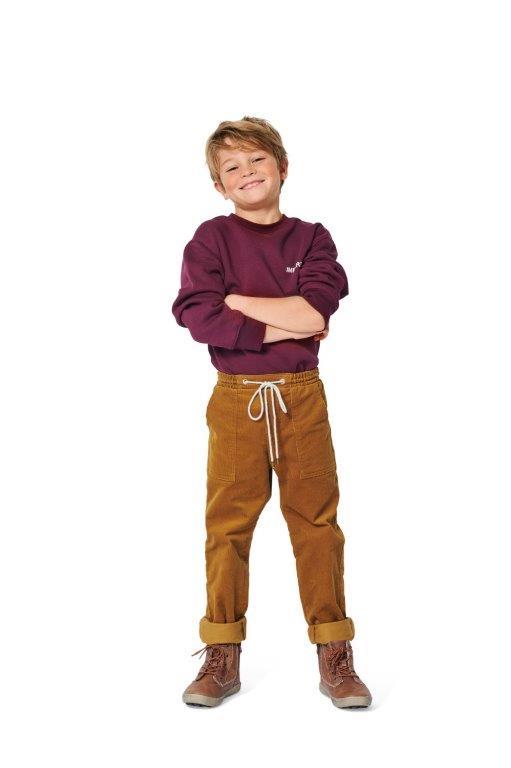 Burda Sewing Pattern 9271 Boys / Girls Slip-on Trousers from Jaycotts Sewing Supplies