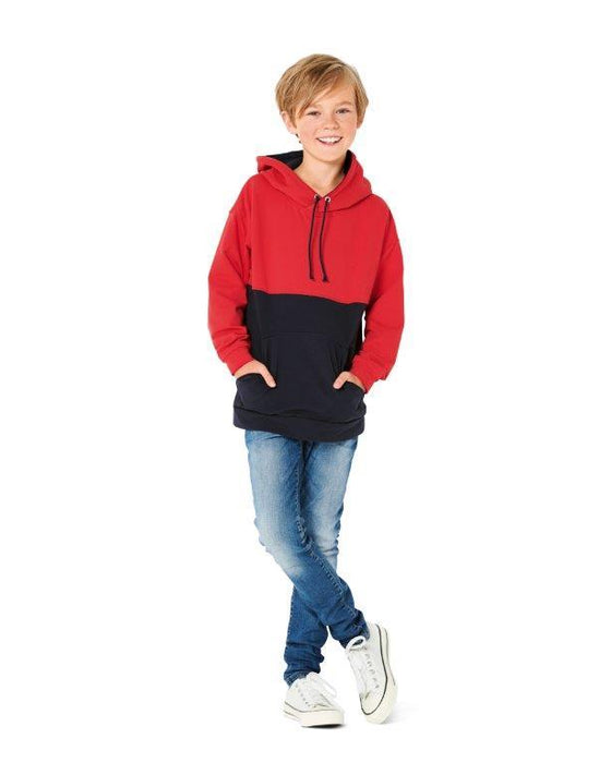 Burda Pattern 9301 Children's Sweater – Unisex Hoodie from Jaycotts Sewing Supplies