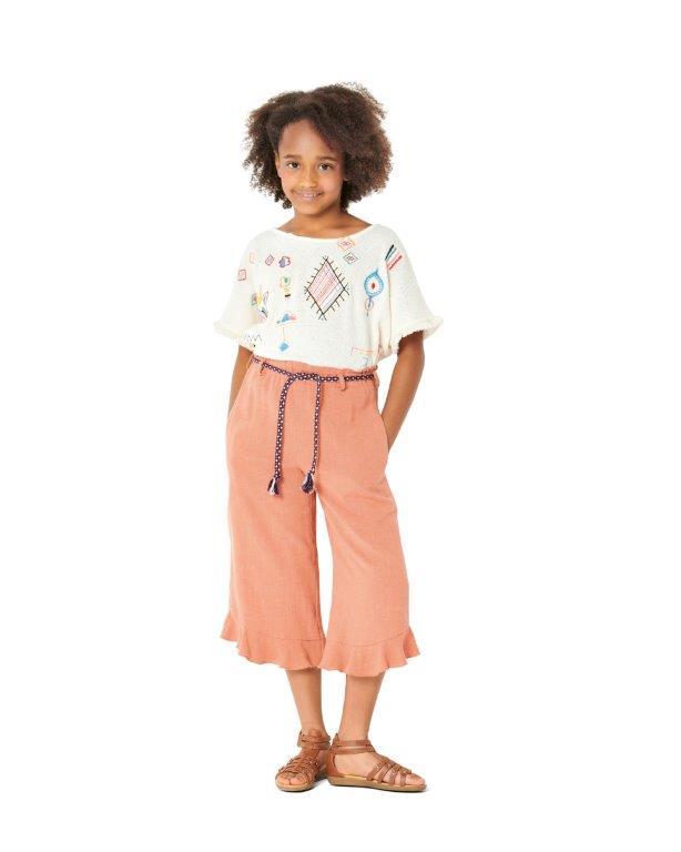 Burda Pattern 9302 Children's Pants with Elastic Waist – Culottes from Jaycotts Sewing Supplies