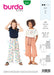 Burda Pattern 9302 Children's Pants with Elastic Waist – Culottes from Jaycotts Sewing Supplies