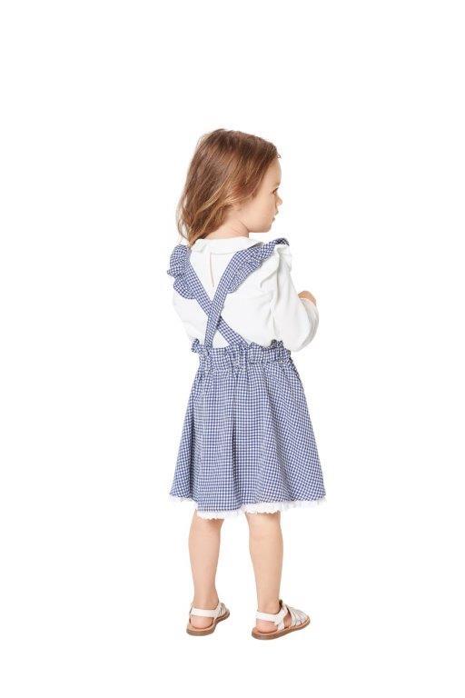 BD9319 Child's pinafore skirt sewing pattern from Jaycotts Sewing Supplies