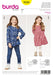 BD9350 Child's Dresses | Burda style pattern from Jaycotts Sewing Supplies