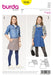 BD9356 Girl/Girl Plus Skirt | Burda style pattern from Jaycotts Sewing Supplies