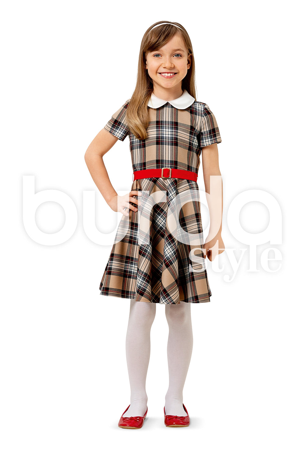 Burda 9379 Girl's Dress pattern from Jaycotts Sewing Supplies