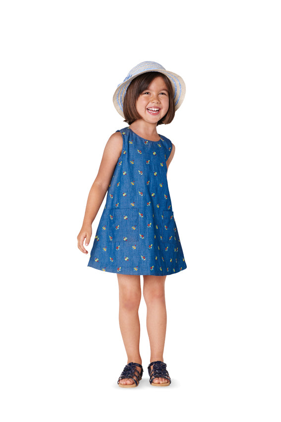 Burda 9420 Toddler Dress pattern | Easy from Jaycotts Sewing Supplies