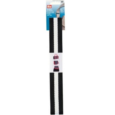 Prym Wide Strap / webbing for bags - Black / white from Jaycotts Sewing Supplies