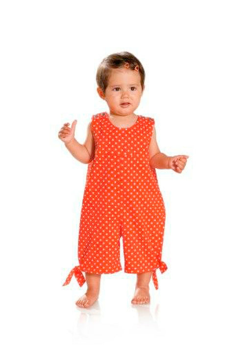 Orange polka dot jumpsuit online