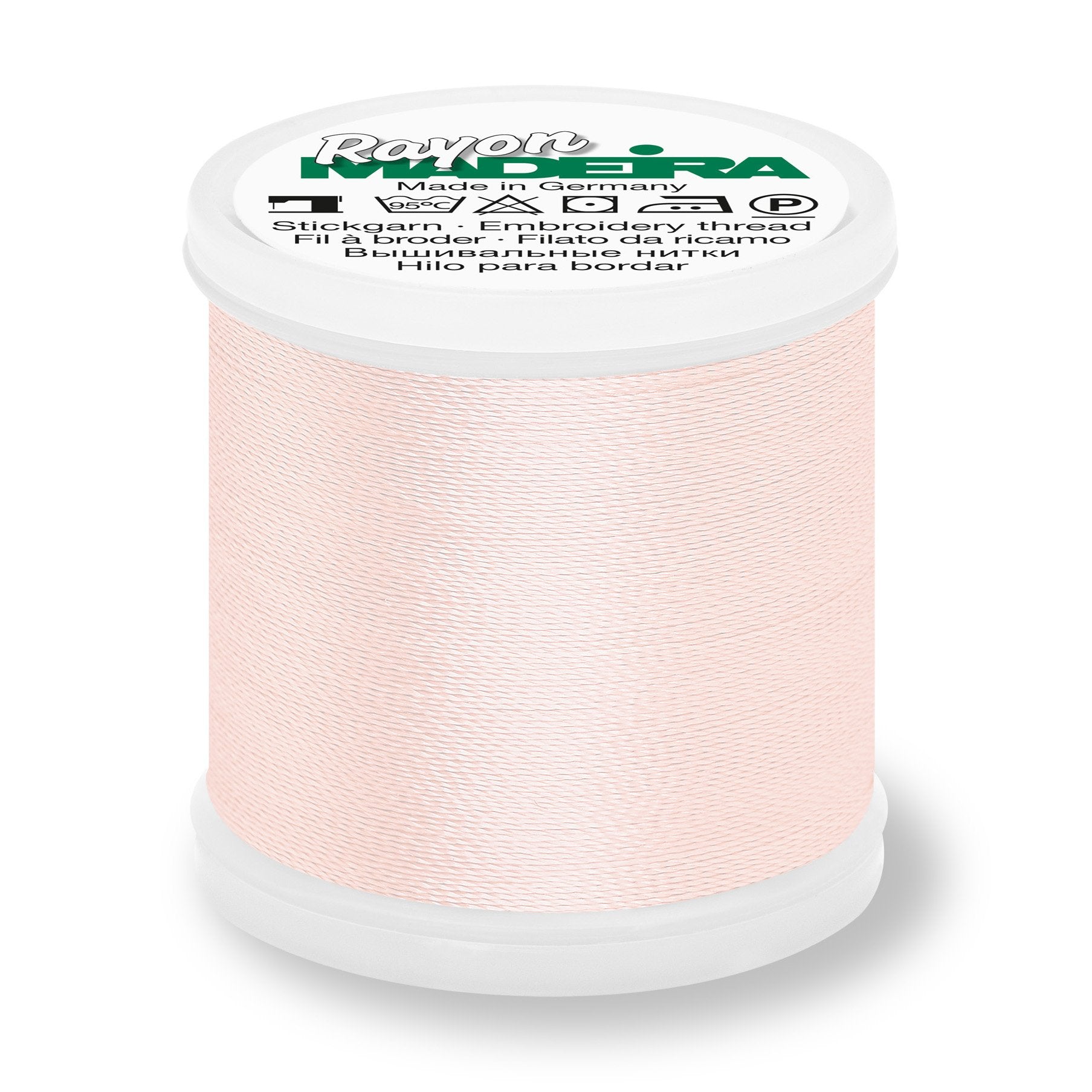 Madeira Rayon 40 Embroidery Thread 200m #1013 Pale Pink from Jaycotts Sewing Supplies