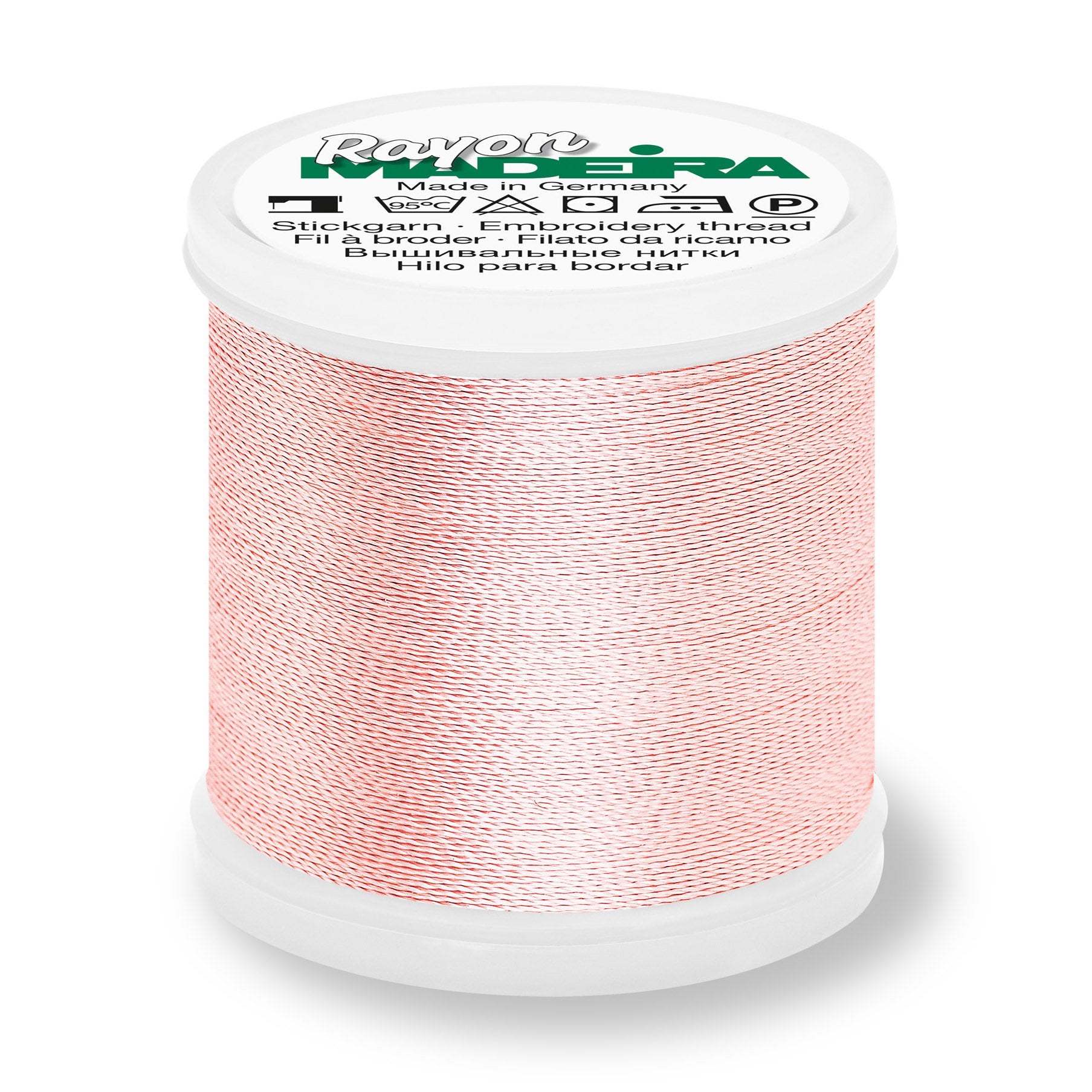 Madeira Rayon 40 Embroidery Thread 200m #1019 Peach from Jaycotts Sewing Supplies