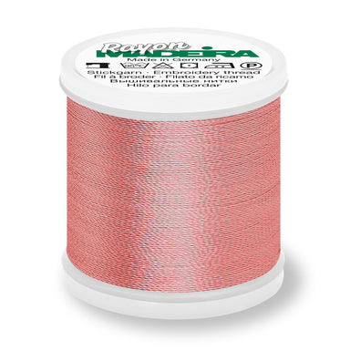 Madeira Rayon 40 Embroidery Thread 200m #1020 Coral from Jaycotts Sewing Supplies