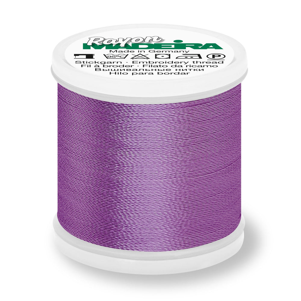 Madeira Rayon 40 Embroidery Thread 200m #1032 Purple from Jaycotts Sewing Supplies