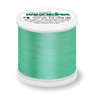 Madeira Rayon 40 Embroidery Thread 200m #1046 Teal from Jaycotts Sewing Supplies