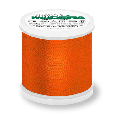 Madeira Rayon 40 Embroidery Thread 200m #1078 Tangerine from Jaycotts Sewing Supplies