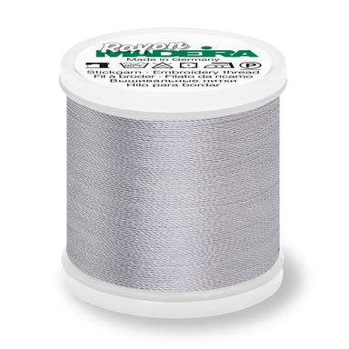 Madeira Rayon 40 Embroidery Thread 200m #1087 Light Grey from Jaycotts Sewing Supplies