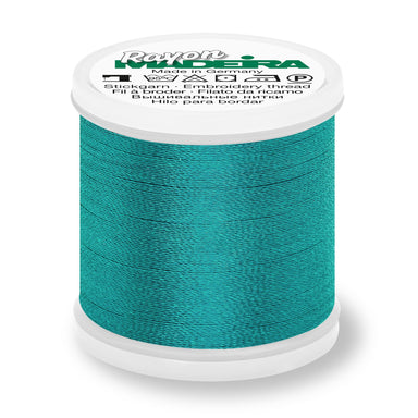 Madeira Rayon 40 Embroidery Thread 200m #1091 Greenish Blue from Jaycotts Sewing Supplies