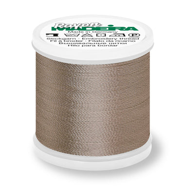 Madeira Rayon 40 Embroidery Thread 200m #1128 Medium Taupe from Jaycotts Sewing Supplies