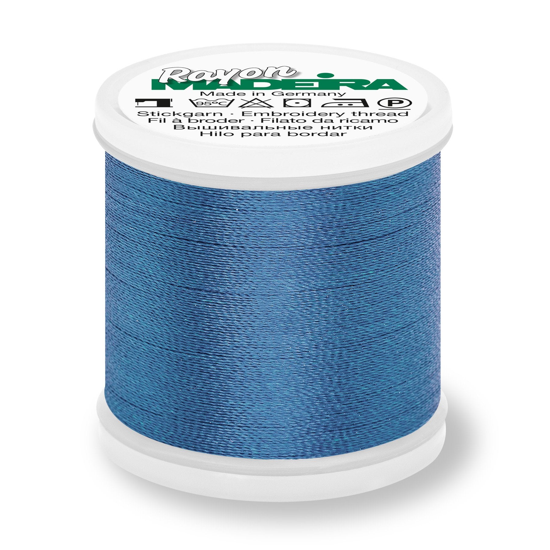 Madeira Rayon 40 Embroidery Thread 200m #1177 Mid Blue from Jaycotts Sewing Supplies