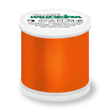 Madeira Rayon 40 Embroidery Thread 200m #1278 Orange from Jaycotts Sewing Supplies