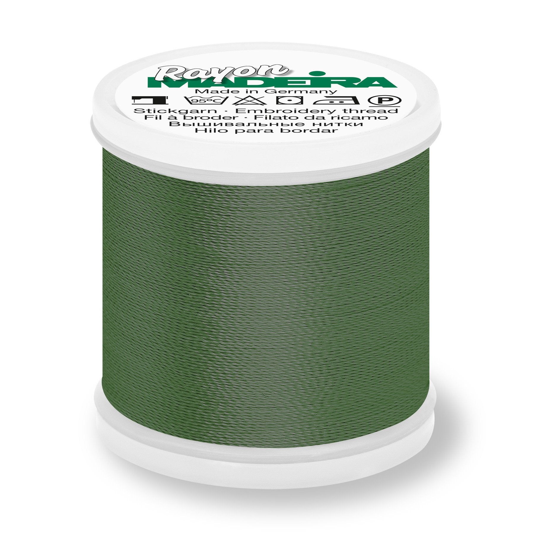 Madeira Rayon 40 Embroidery Thread 200m #1357 Dark Army Green from Jaycotts Sewing Supplies