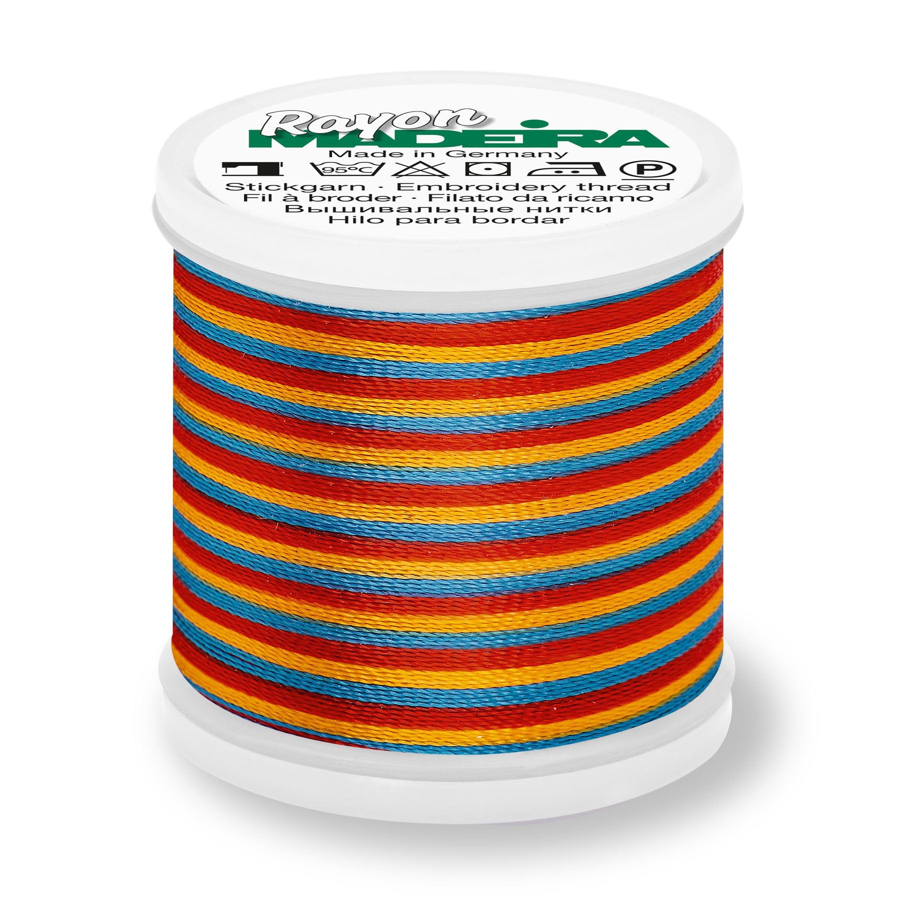 Madeira Rayon 40 Embroidery Thread 200m Multi #2142 Primary from Jaycotts Sewing Supplies