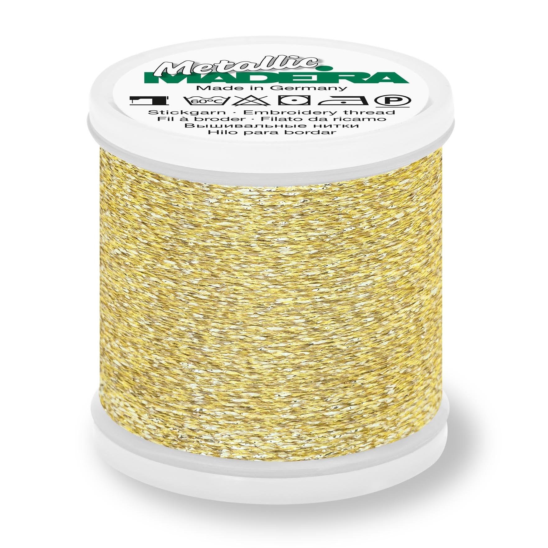 Madeira Textured Metallic Embroidery Thread, 200m Gold 24 from Jaycotts Sewing Supplies