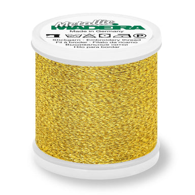 Madeira Textured Metallic Embroidery Thread, 200m Gold 24 from Jaycotts Sewing Supplies