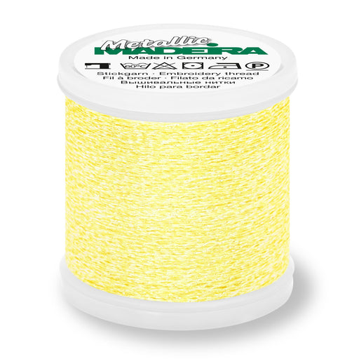 Madeira Textured Metallic Embroidery Thread, 200m Yellow from Jaycotts Sewing Supplies
