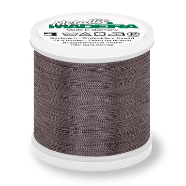 Madeira Smooth Metallic Embroidery Thread, 200m Grey 360 from Jaycotts Sewing Supplies