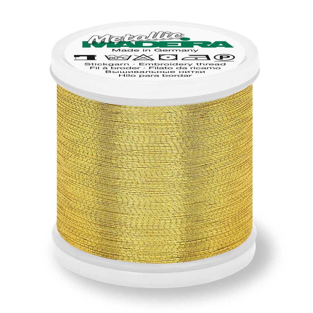 Madeira Metallic Embroidery Thread | Gold 4 from Jaycotts Sewing Supplies