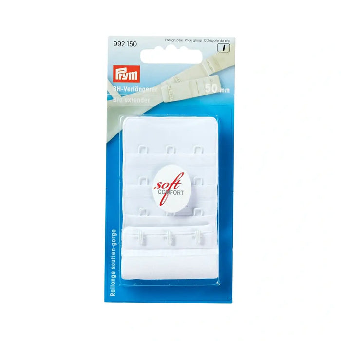 Prym Soft Comfort Bra Extenders 3 x 3 hook from Jaycotts Sewing Supplies