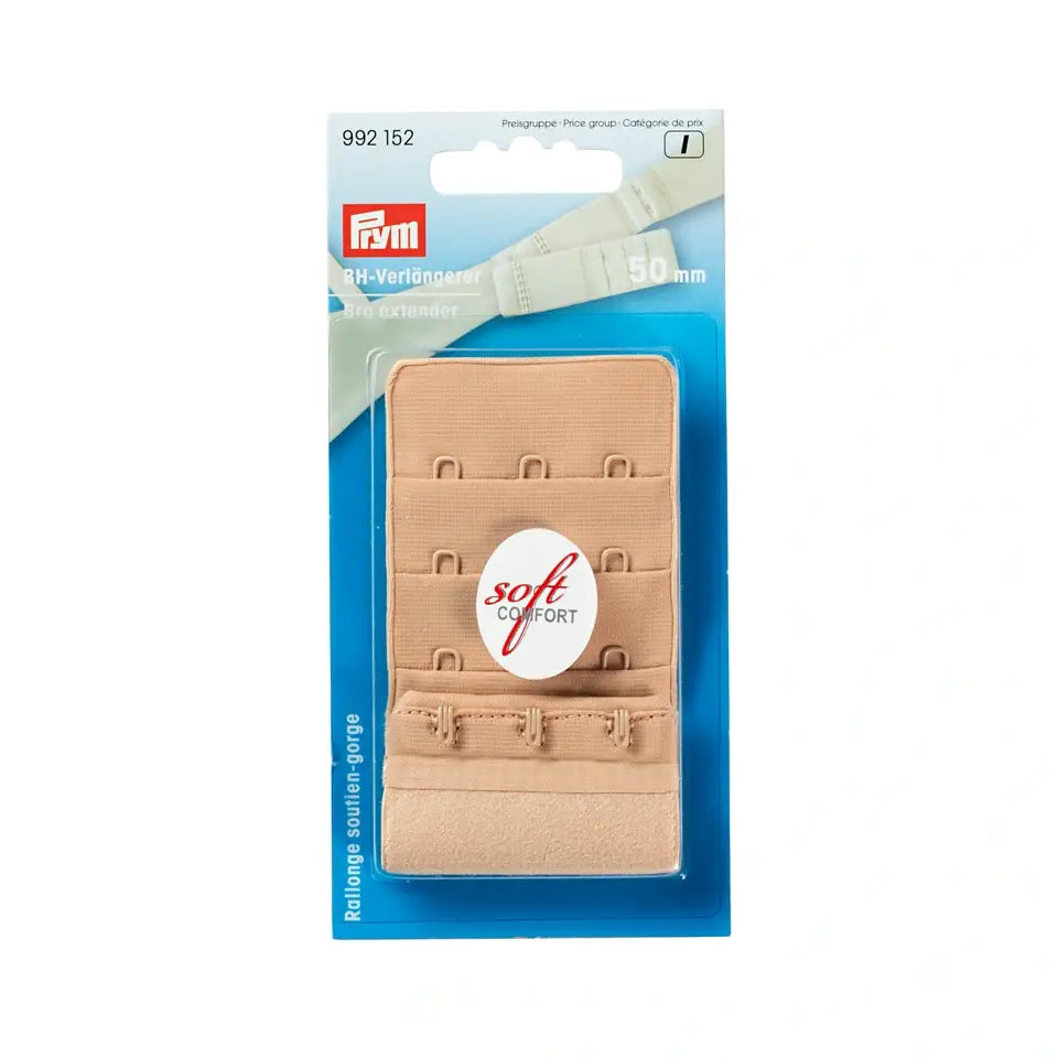 Prym Soft Comfort Bra Extenders 3 x 3 hook from Jaycotts Sewing Supplies