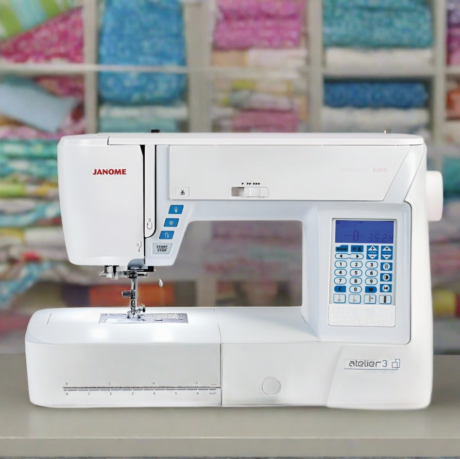 Janome ATELIER 3 sewing machine — jaycotts.co.uk Sewing Supplies