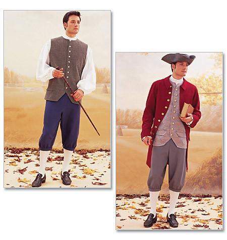 B3072 Men's Colonial Costume from Jaycotts Sewing Supplies