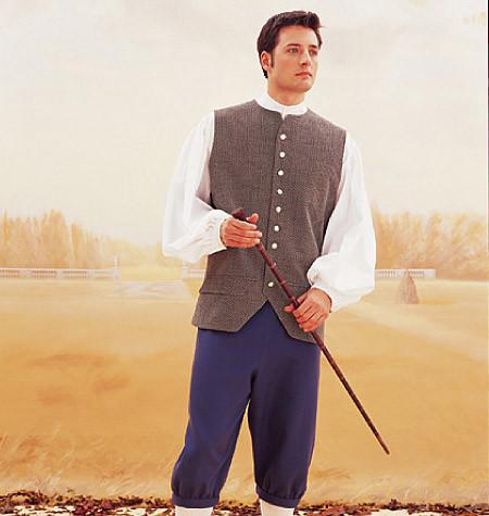 B3072 Men's Colonial Costume from Jaycotts Sewing Supplies