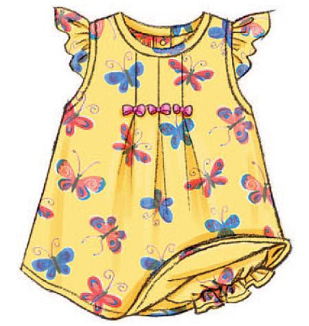 B3405 Infants' Dress, Top, Romper, Panties, Hat & Headband from Jaycotts Sewing Supplies