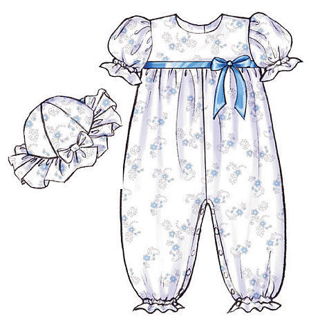 B4110 Infants' Dress, Panties, Jumpsuit & Hat from Jaycotts Sewing Supplies